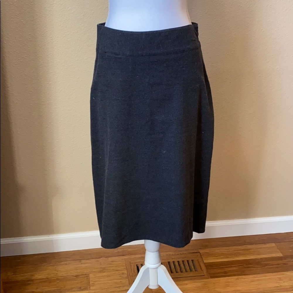 Anthropologie charcoal skirt